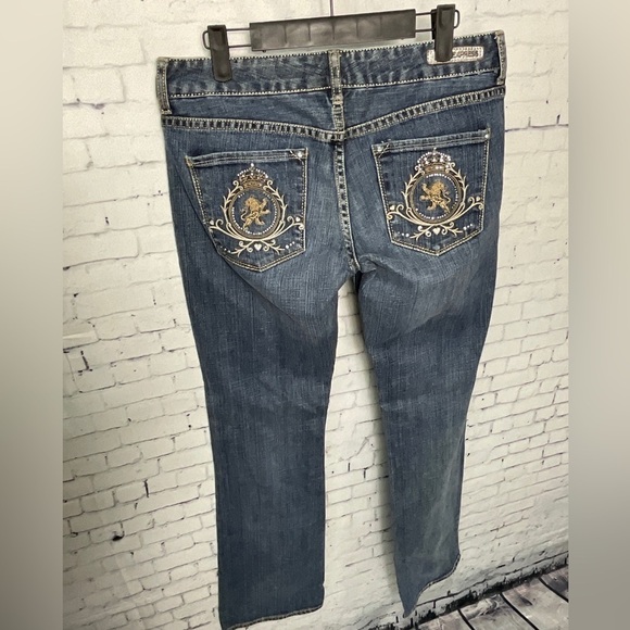 Express Jeans Women Size 6 Stella Low Rise Boot Medium Wash Denim Blue Jean (U2) - Picture 8 of 11